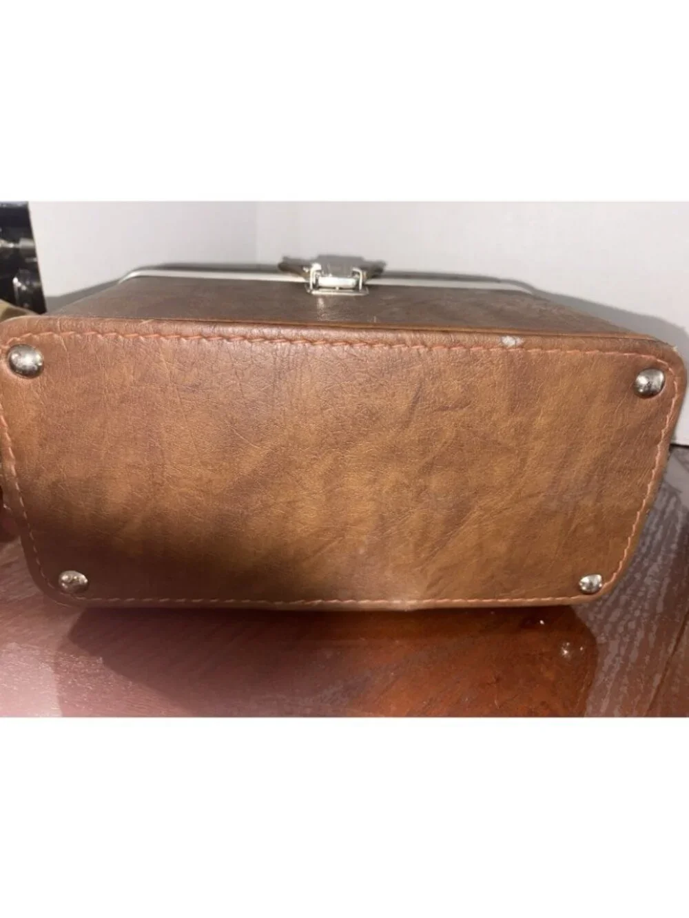 Vintage 1970s Vinyl SLR 35 MM Camera Case Sholder Strap
